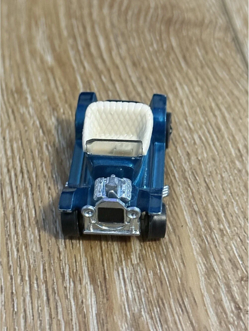 HOT WHEELS REDLINE ORIGINAL 1968 HOT HEAP AQUA BLUE & TAN INTERIOR